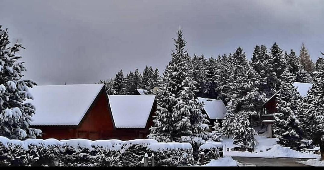 فيلا Maison De Bois Finlandaise Au Pied Des Pistes Bolquere Pyrenees 2000 المظهر الخارجي الصورة